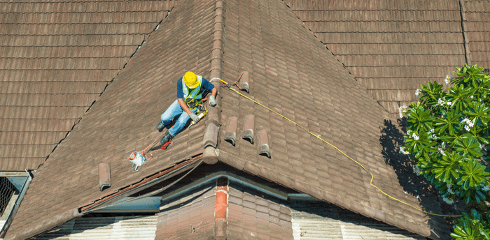 Cedar city roofer installing tile roofing