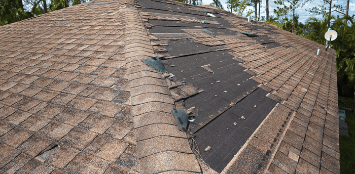 Roof Storm Damage in California